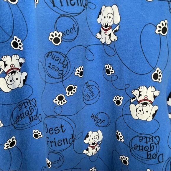Addition Elle Puppy Pajama Pants Size X Loungewear Casual Comfy Cozy - Picture 3 of 7